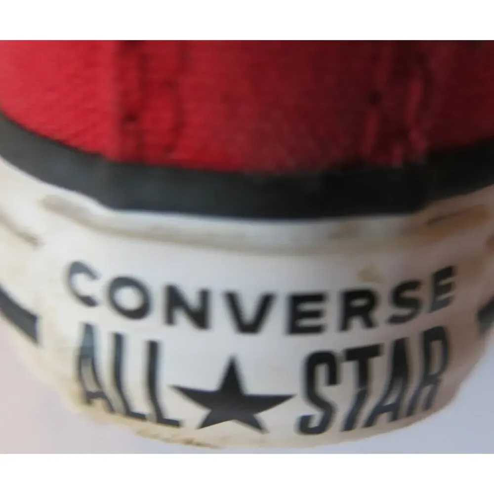 Converse All Star Low Lace Up Tennis Shoes Sneakers Size 2 Youth Red Classic